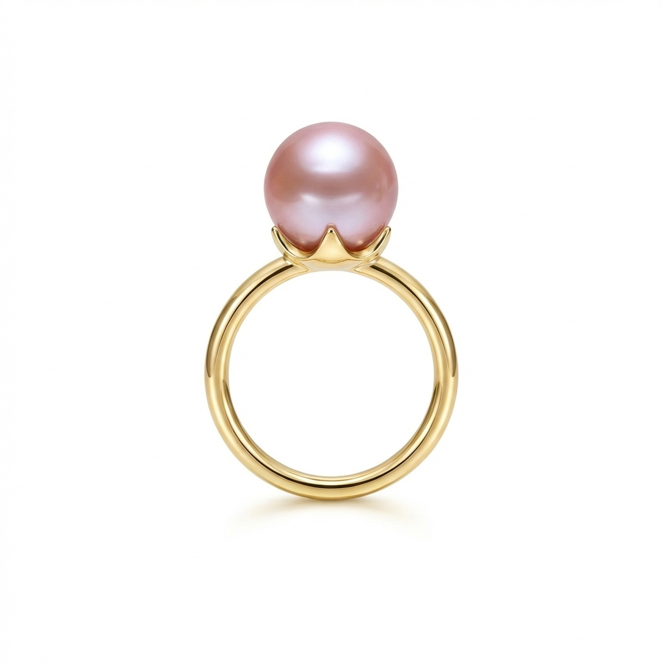 Pink Freshwater Pearl Petite Dauphine Ring