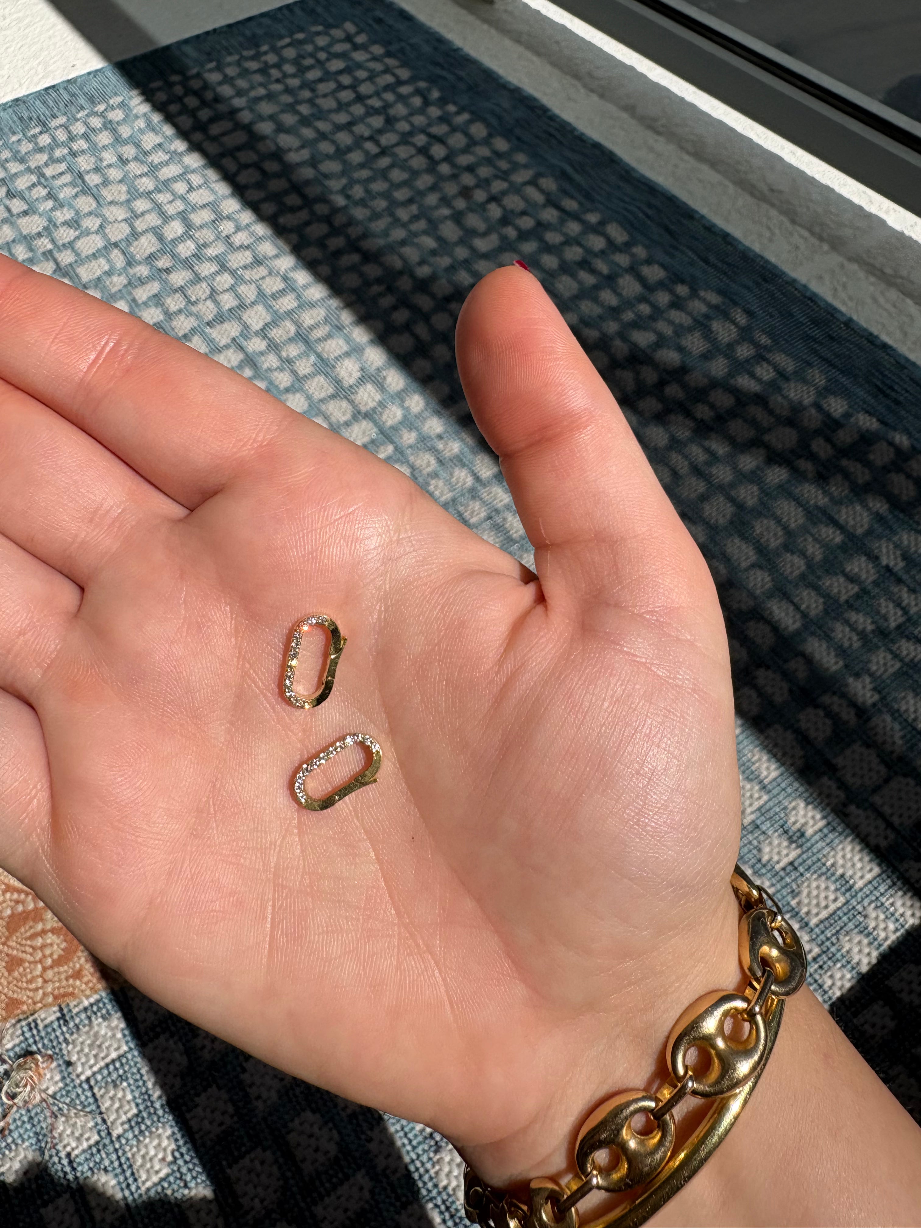 Diamond Charm Connector